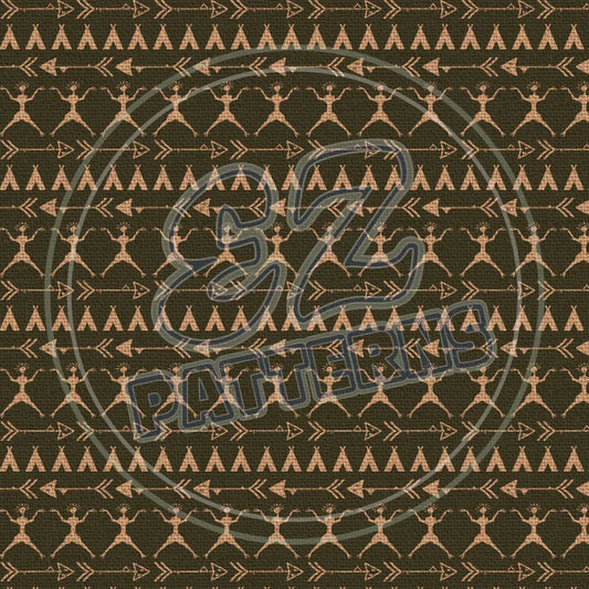 Tribal Weave 001 Printed Pattern Vinyl