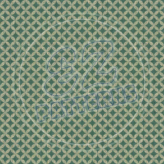Turquoise Burlap 007 Printed Pattern Vinyl