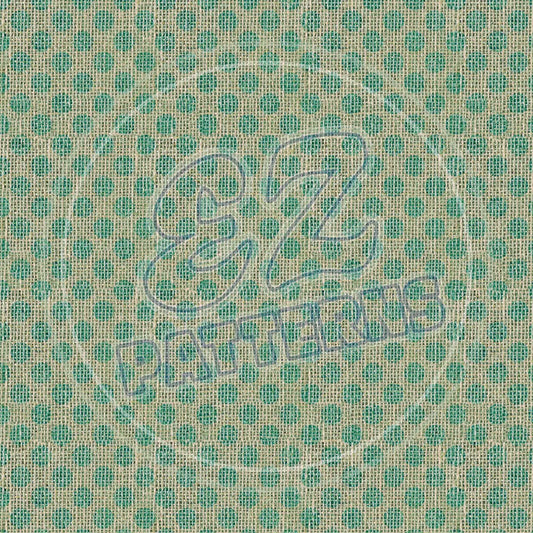 Turquoise Burlap 008 Printed Pattern Vinyl