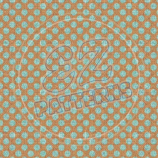 Turquoise Burlap 009 Printed Pattern Vinyl