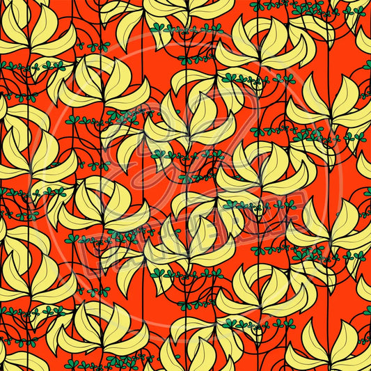 Vibrant Floral 001 Printed Pattern Vinyl