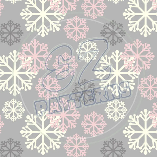 Warm Winter Pink 002 Printed Pattern Vinyl