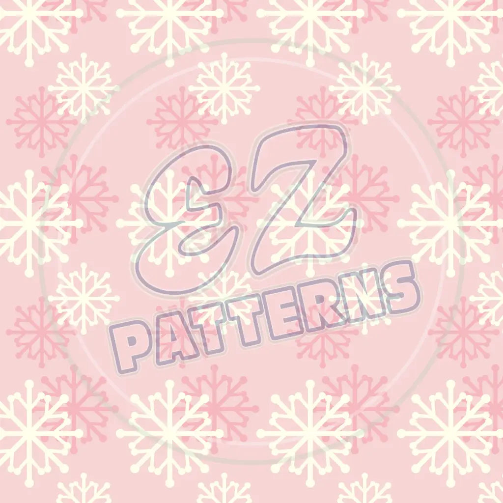 Warm Winter Pink 006 Printed Pattern Vinyl
