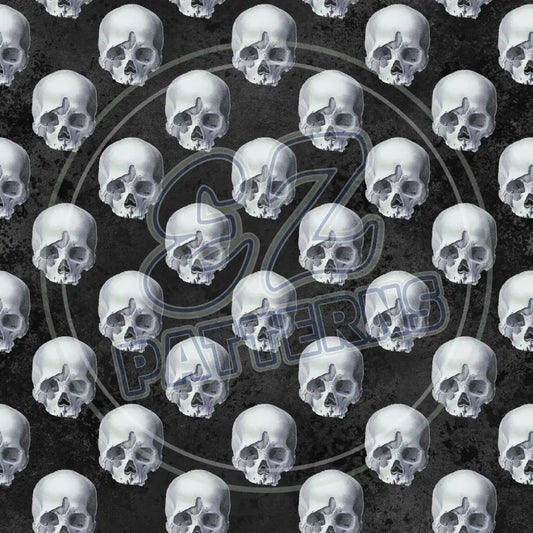 Wicked Skulls 003 Printed Pattern Vinyl