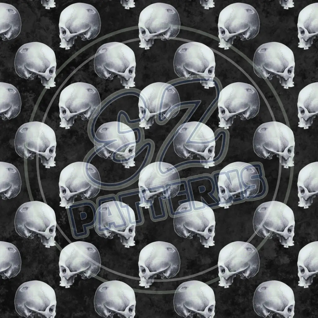 Wicked Skulls 004 Printed Pattern Vinyl