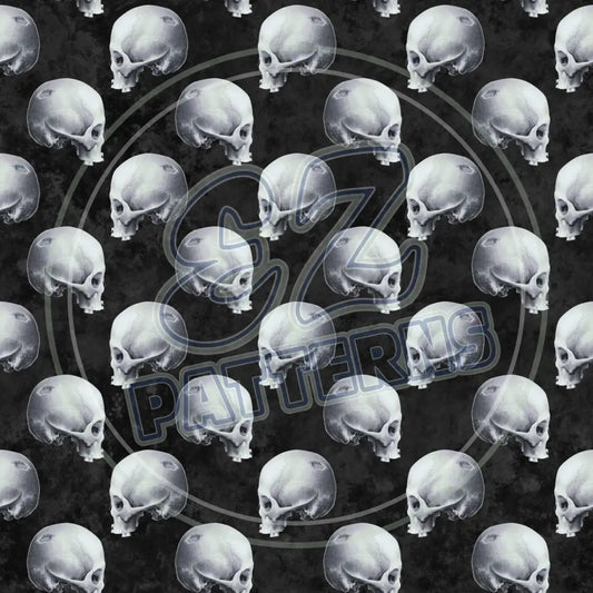 Wicked Skulls 004 Printed Pattern Vinyl
