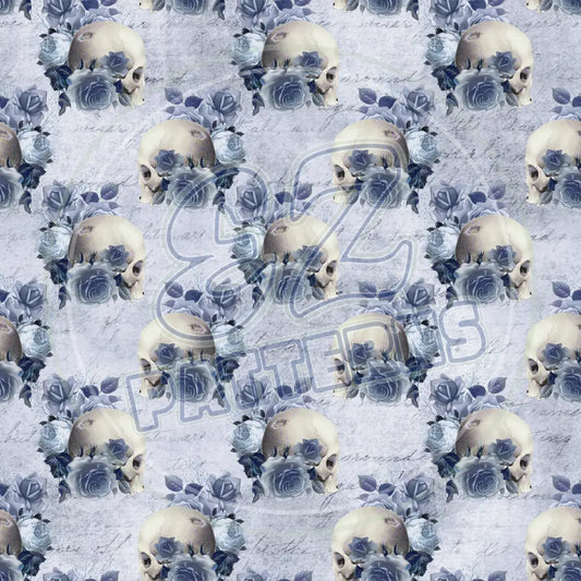 Wicked Skulls 013 Printed Pattern Vinyl