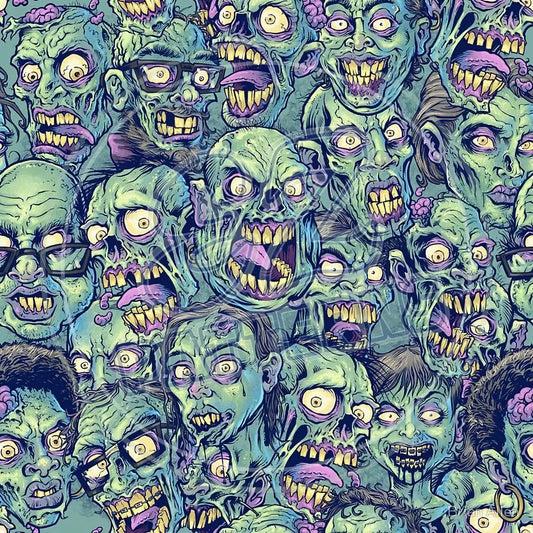 Zombie World 007 Printed Pattern Vinyl